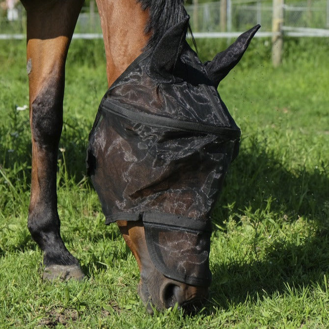 Equitheme Protec Fly Mask #colour_black