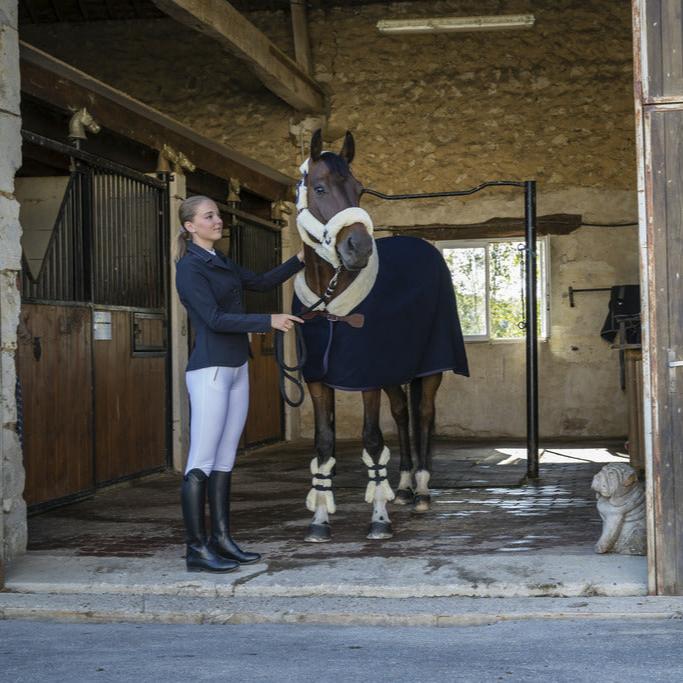 Equitheme Ladies Aachen Competition Jacket #colour_navy