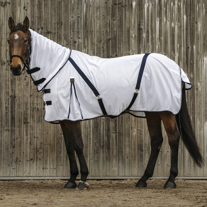 Equitheme Mesh Combo Fly Rug #colour_white