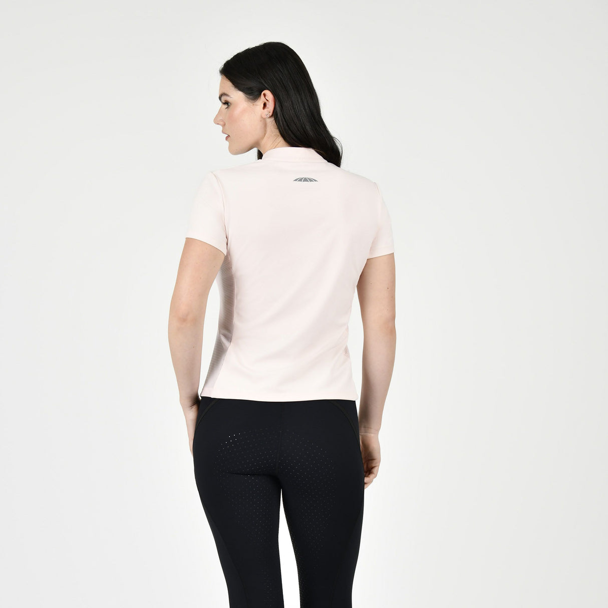 Weatherbeeta Ladies Rome Short Sleeve Riding Top #colour_blush