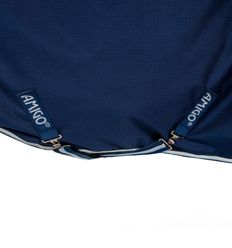 Horseware Ireland Amigo Ripstop 900D 100g Turnout Rug #colour_whitney-navy