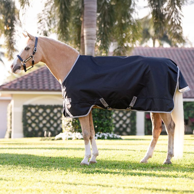 Horseware Ireland Amigo 1200D Pony 250g Turnout Rug #colour_black-titanium-grey-silver