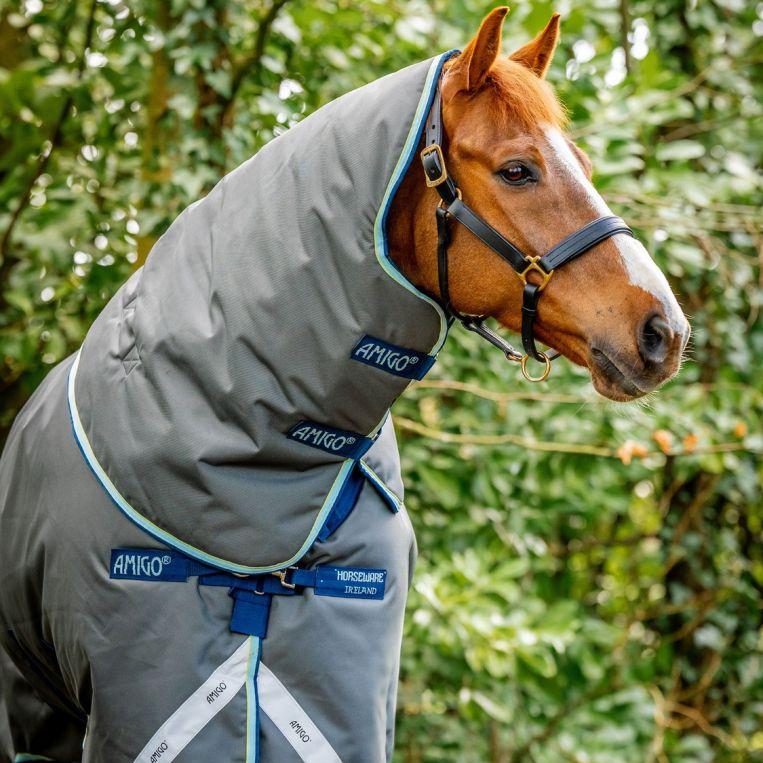 Horseware Ireland Amigo Bravo 12 Plus 400g Heavy Turnout Rug #colour_shadow-navy-blue-haze
