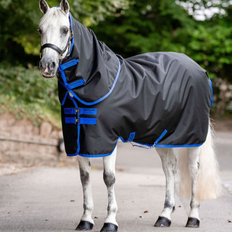Horseware Ireland Amigo Ripstop 900D Plus 0g Pony Turnout Rug #colour_black-classic-blue