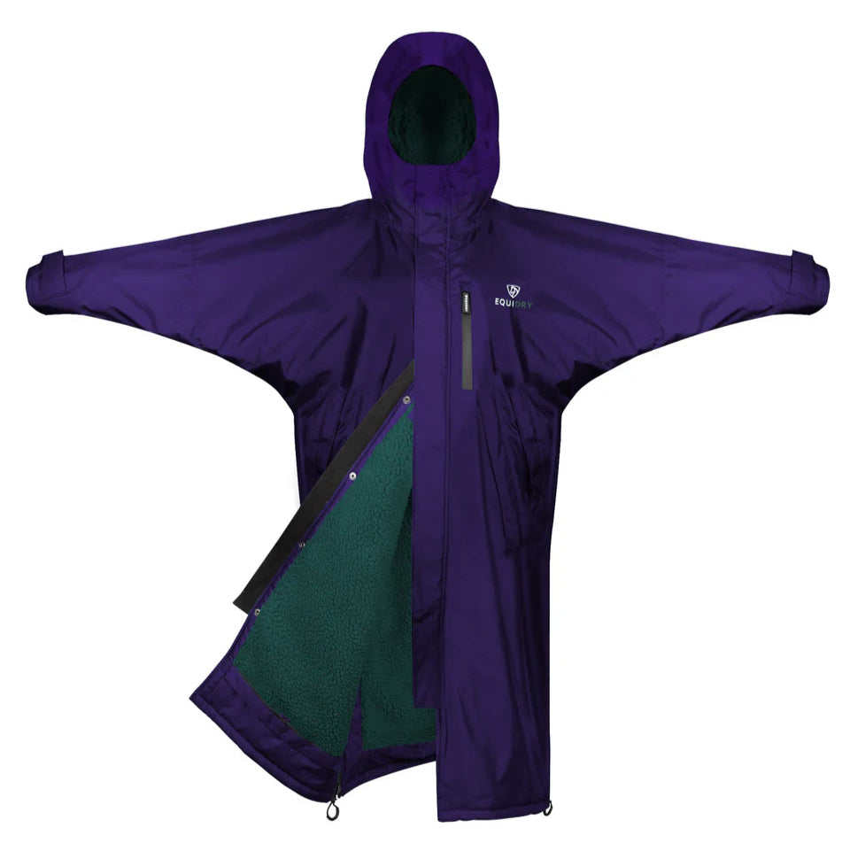 EQUIDRY Women's Thick Fleece Evolution #colour_purple-teal