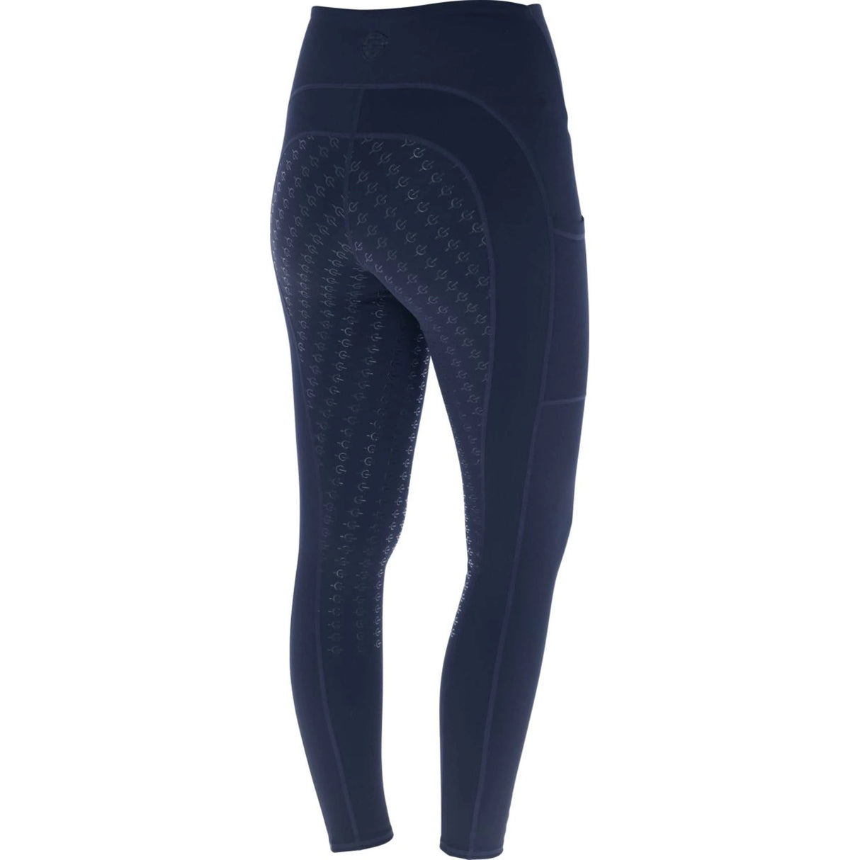 Covalliero Ladies Full Grip Riding Tights #colour_dark-navy