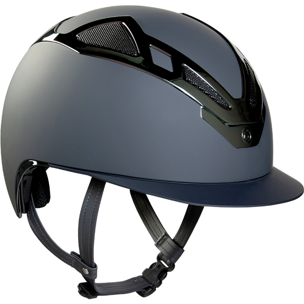 Suomy Apex Chrome Riding Hat #colour_blue-navy-matt