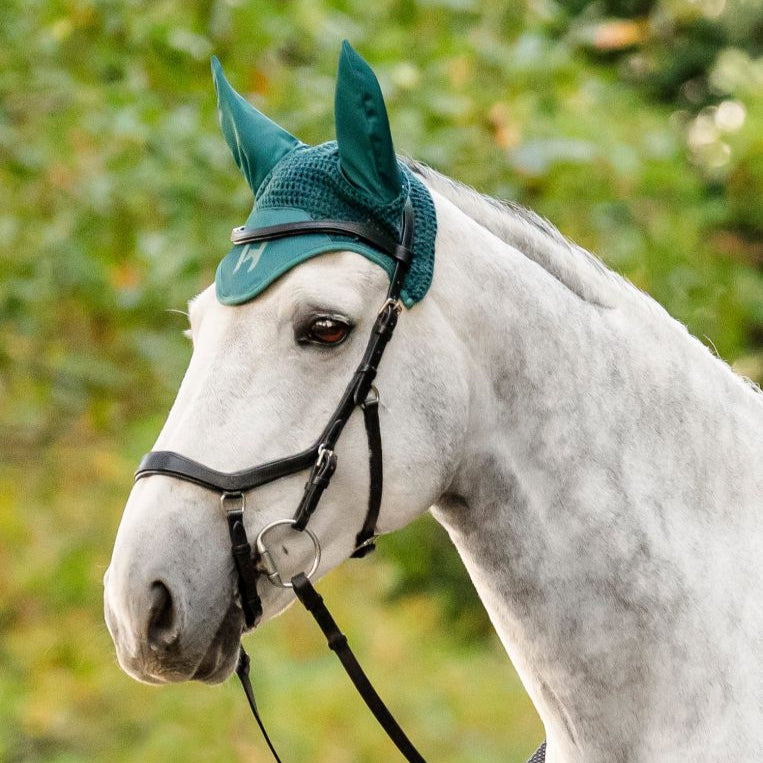 Horseware Ireland Ear Net #colour_dynasty-green