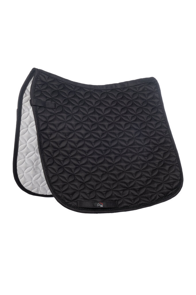 HKM Saddle Cloth -Daphne #colour_black
