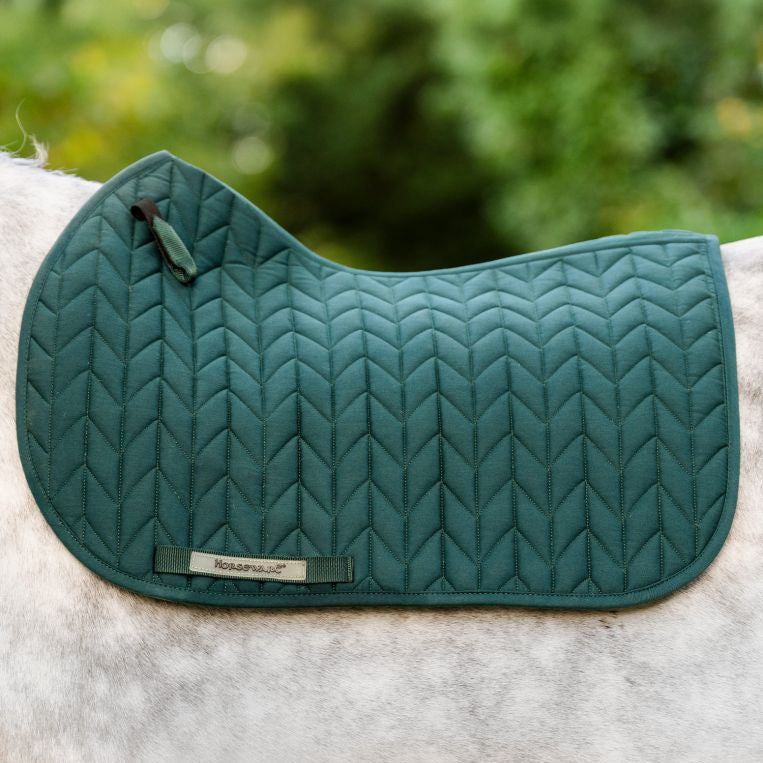 Horseware Ireland Close Contact Saddle Pad #colour_dynasty-green