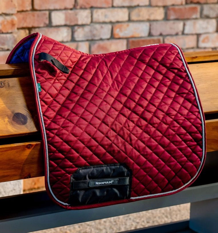Horseware Ireland Signature Dressage Pad #colour_burgundy