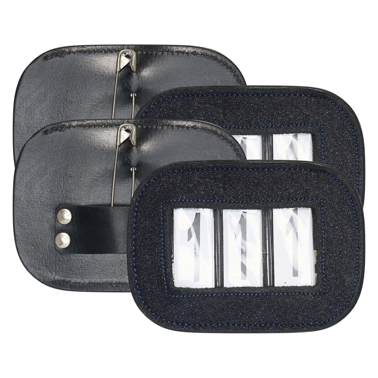 Imperial Riding Square Glitter Competition Number - Pack of 2 #colour_dark-blue