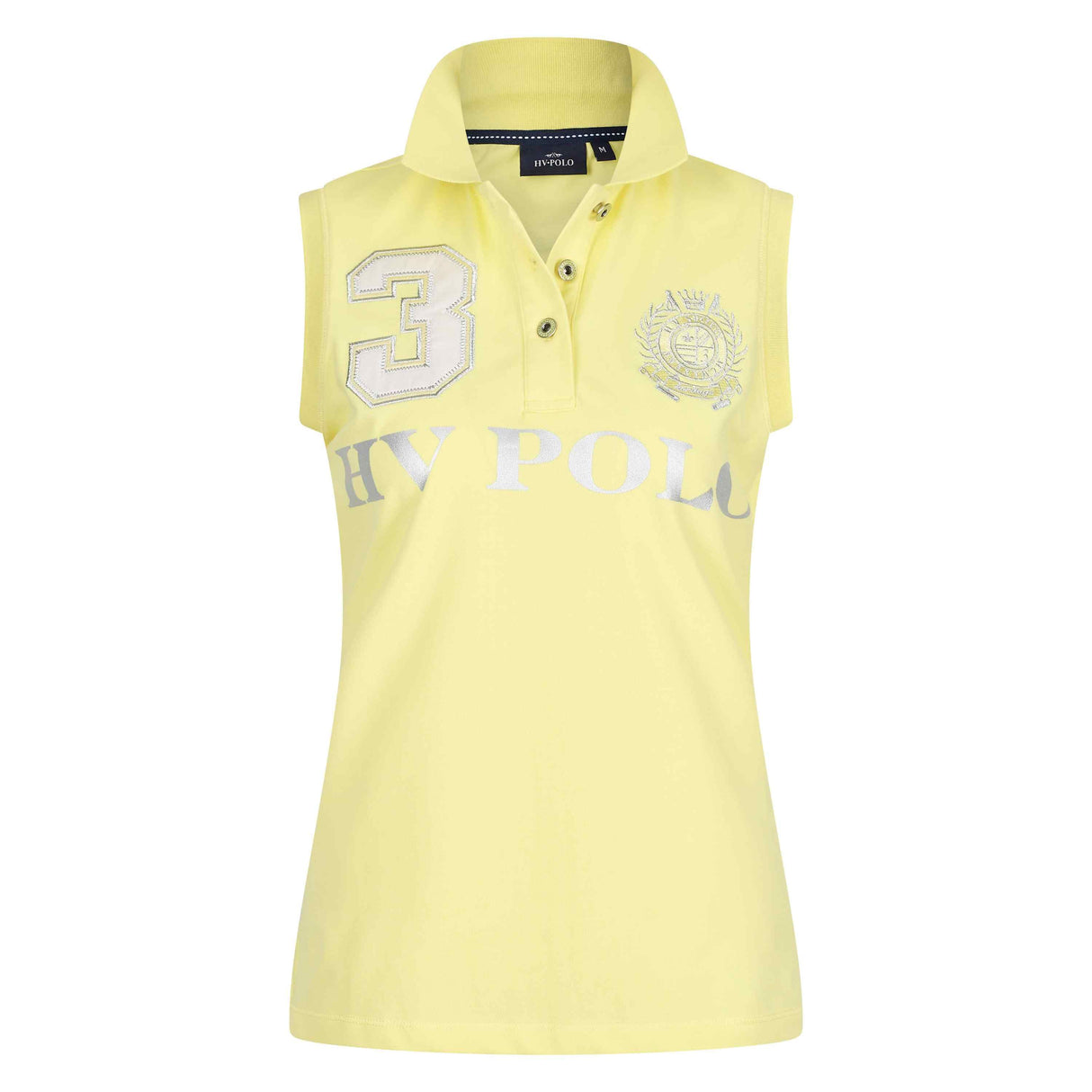 HV Polo Favouritas Sleeveless Polo Shirt #colour_lemonade