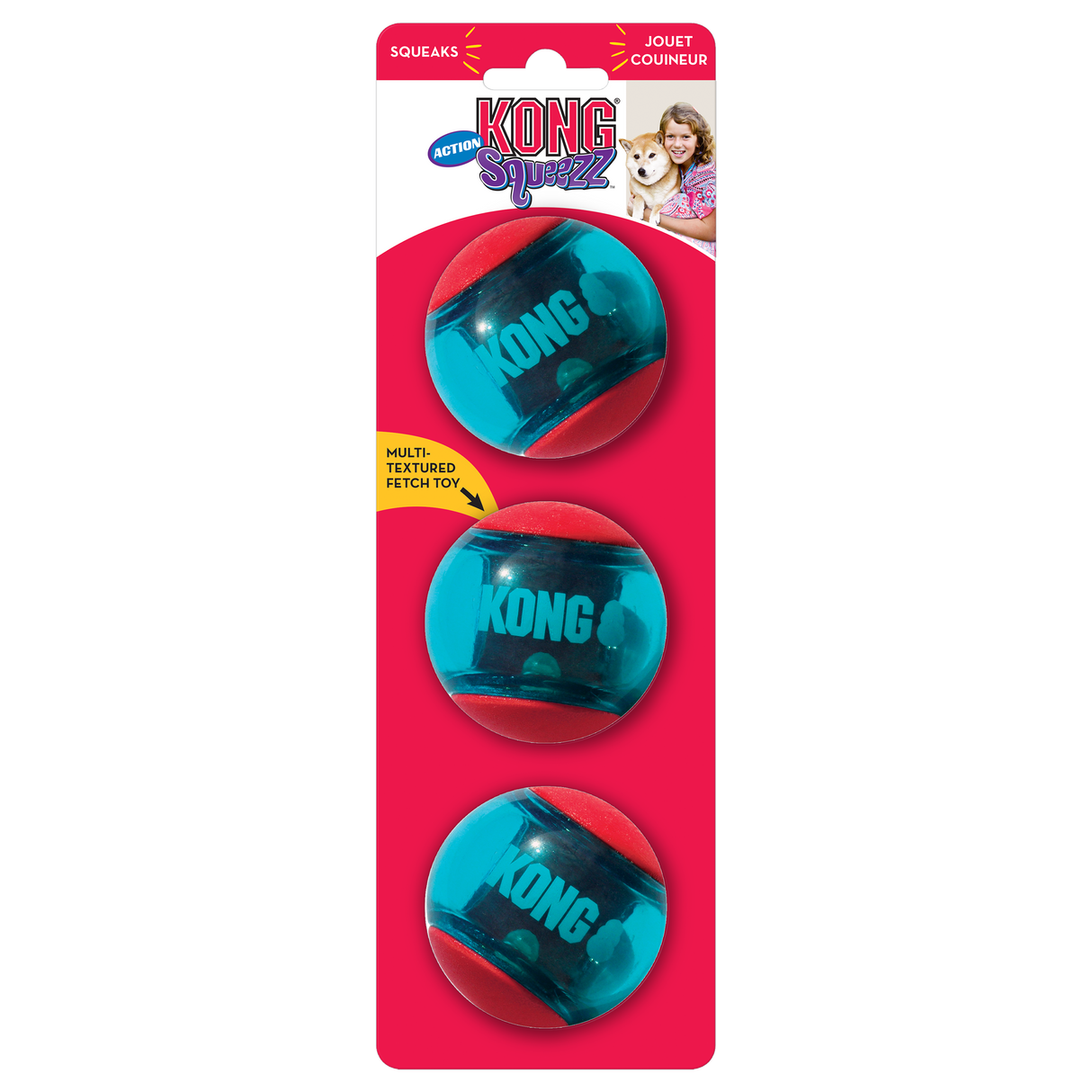 KONG Squeezz Action Ball #size_m