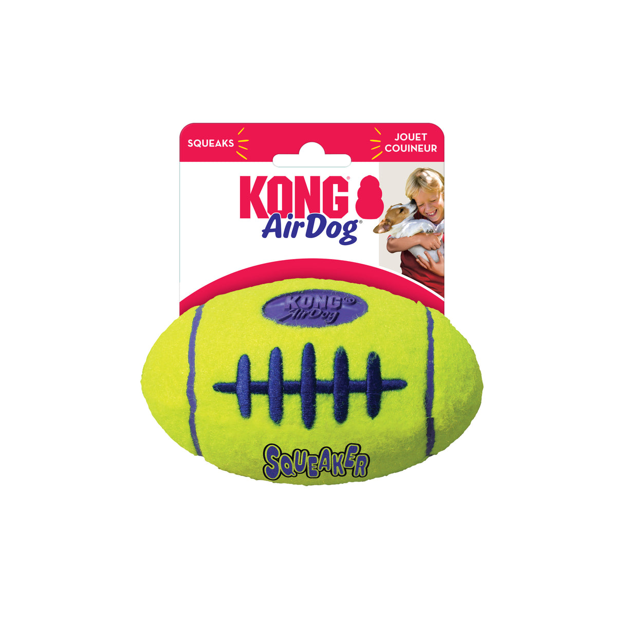 KONG AirDog Squeaker Football #size_m