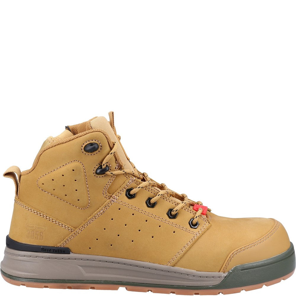 Hard Yakka 3056 Lace Zip Safety Boot #colour_wheat