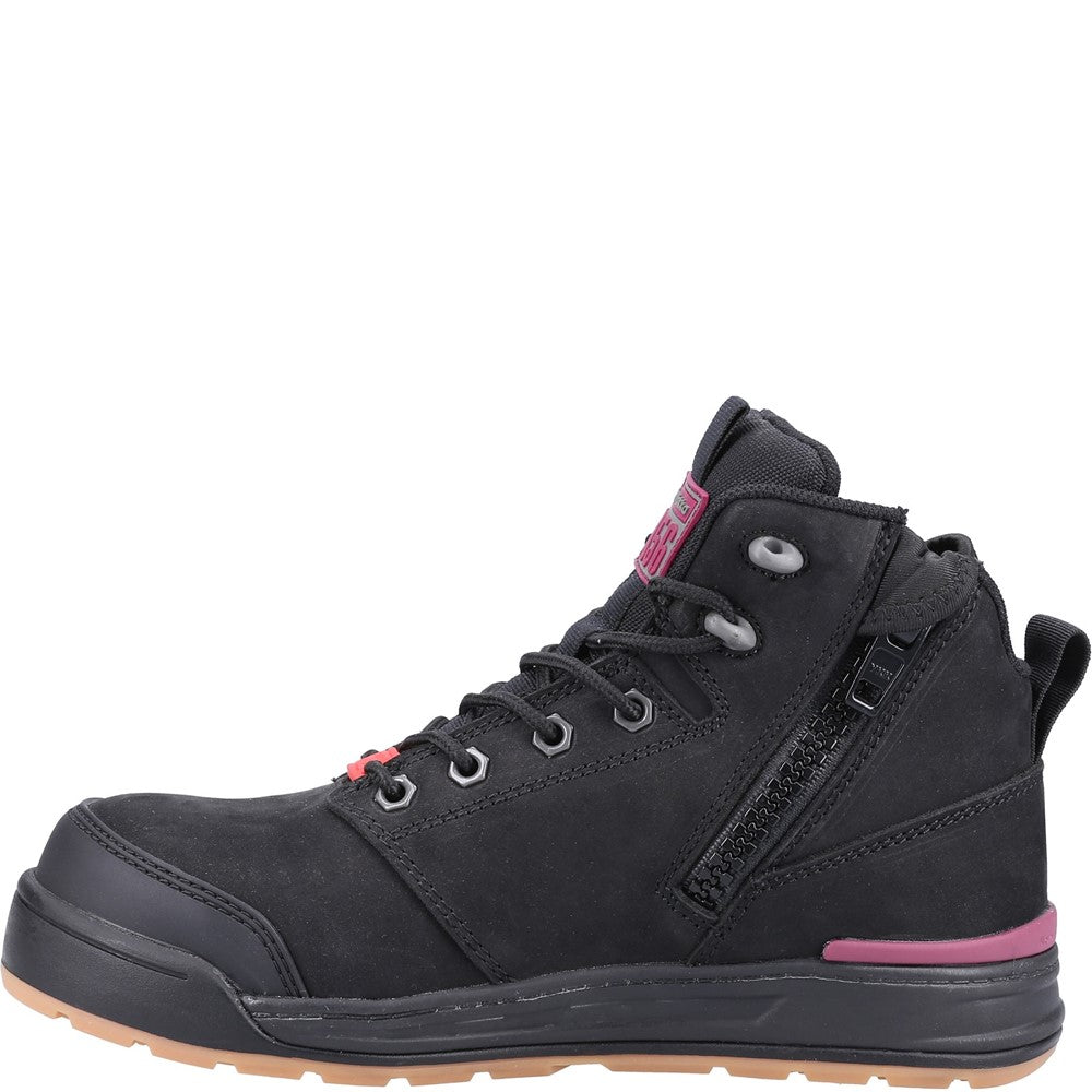 Hard Yakka 3056 PR Side Zip Safety Boot #colour_black