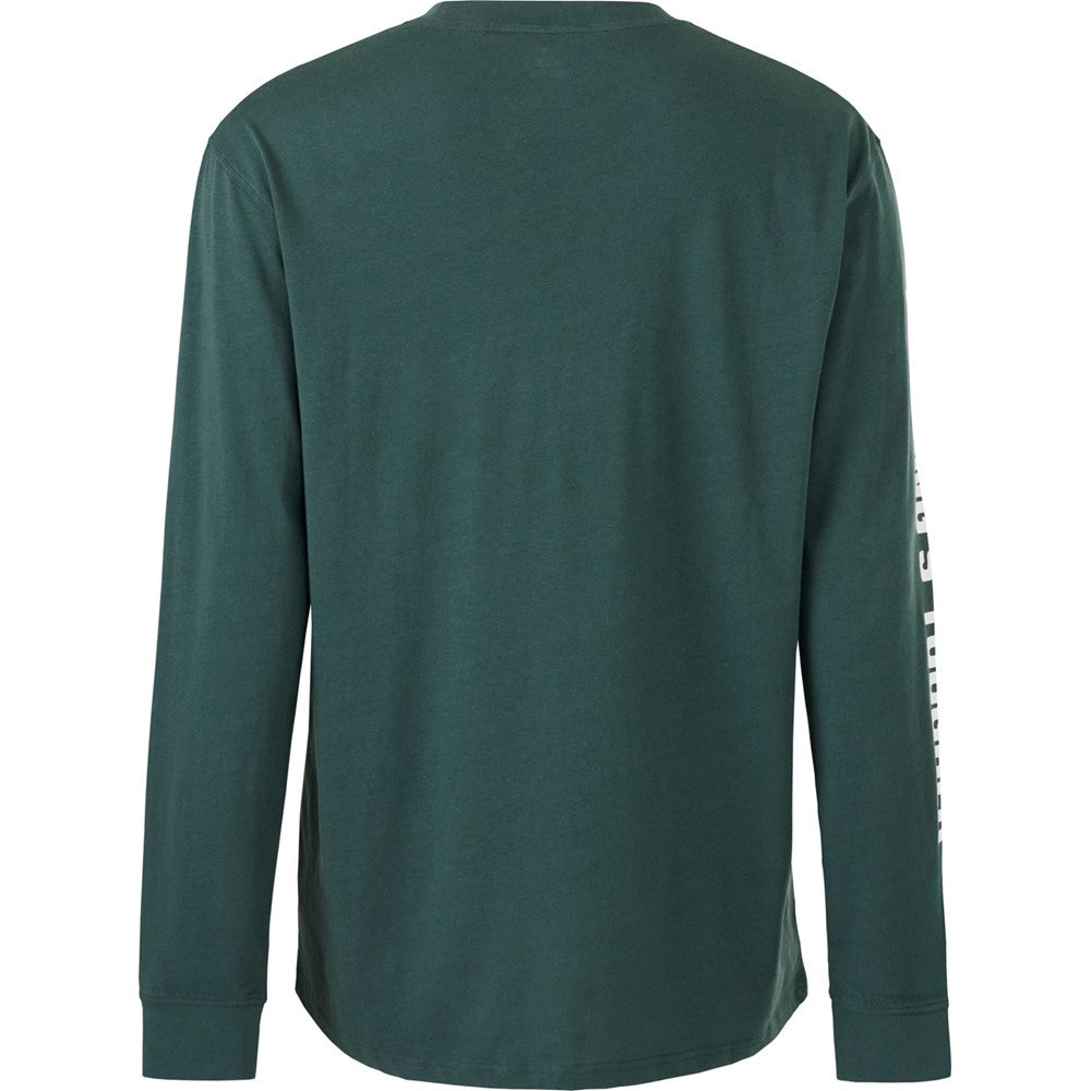 Hard Yakka Heritage Icon Long Sleeve Tee #colour_gardeners-green