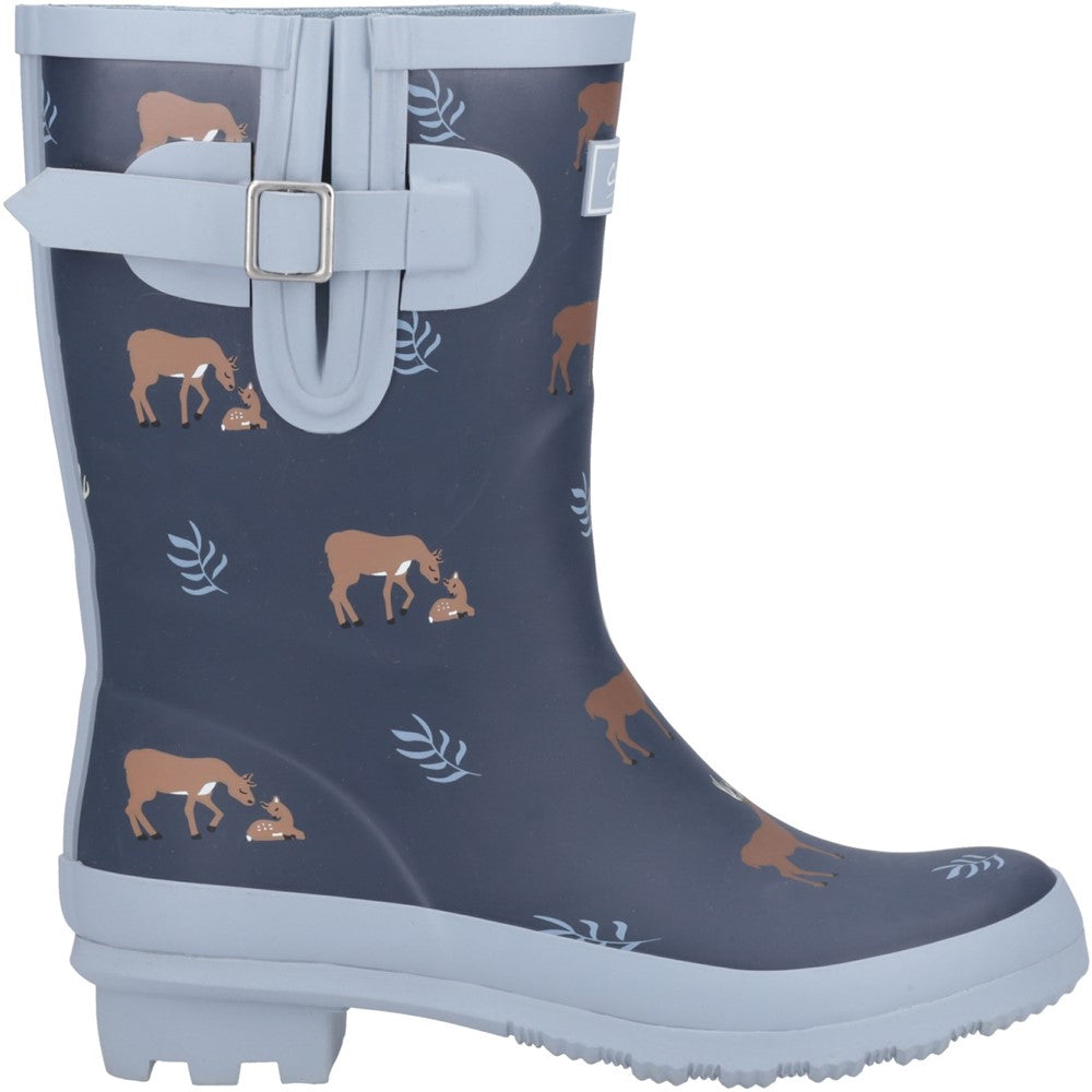 Cotswold Women Woodland Mid Wellingtons