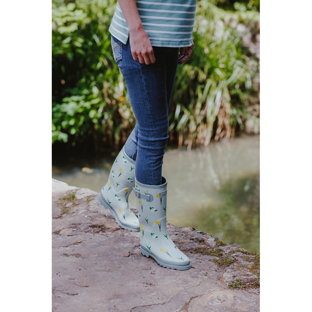 Cotswold Women Wildflower Tall Wellingtons