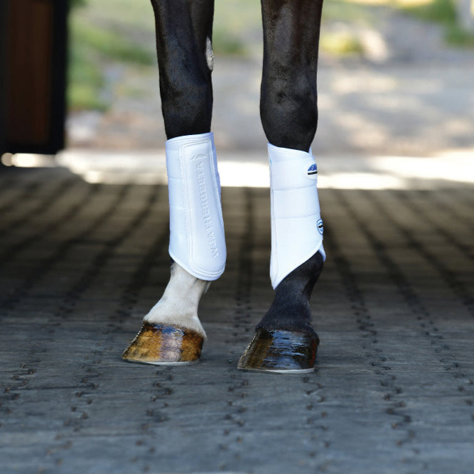 Weatherbeeta Tough-Tec Prime Brushing Boots #colour_white-white