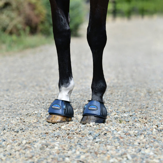 Weatherbeeta Tough-Tec Prime Rubber Bell Boots #colour_black-navy