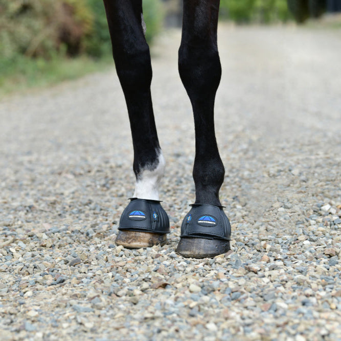 Weatherbeeta Tough-Tec Prime Rubber Bell Boots #colour_black-black