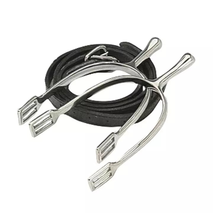 Korsteel Long Neck Dressage Spurs With Straps