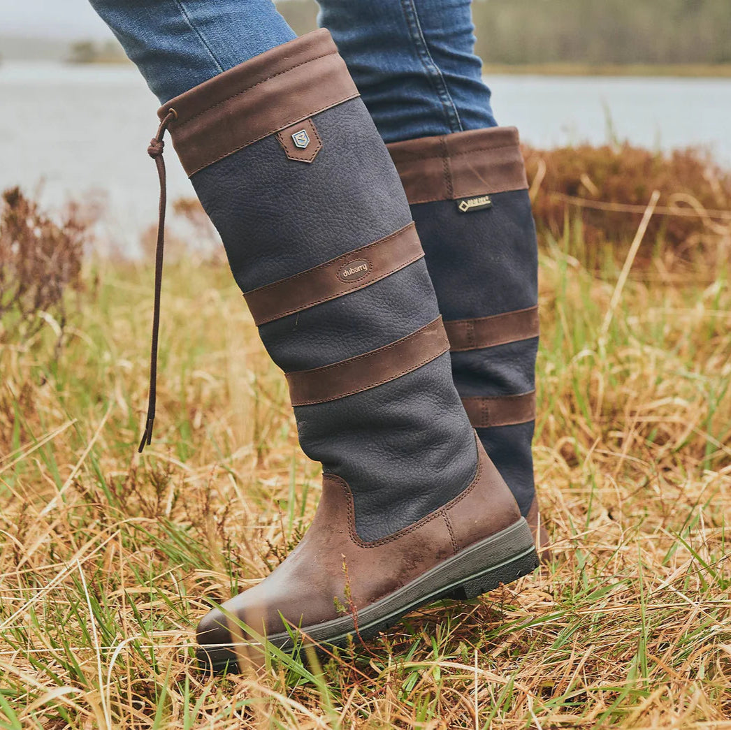 Dubarry Unisex Galway Country Boot #Colour_navy-brown