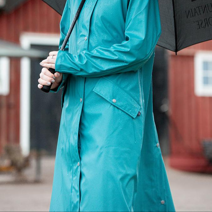 Mountain Horse Mindy Rain Coat #colour_teal-blue