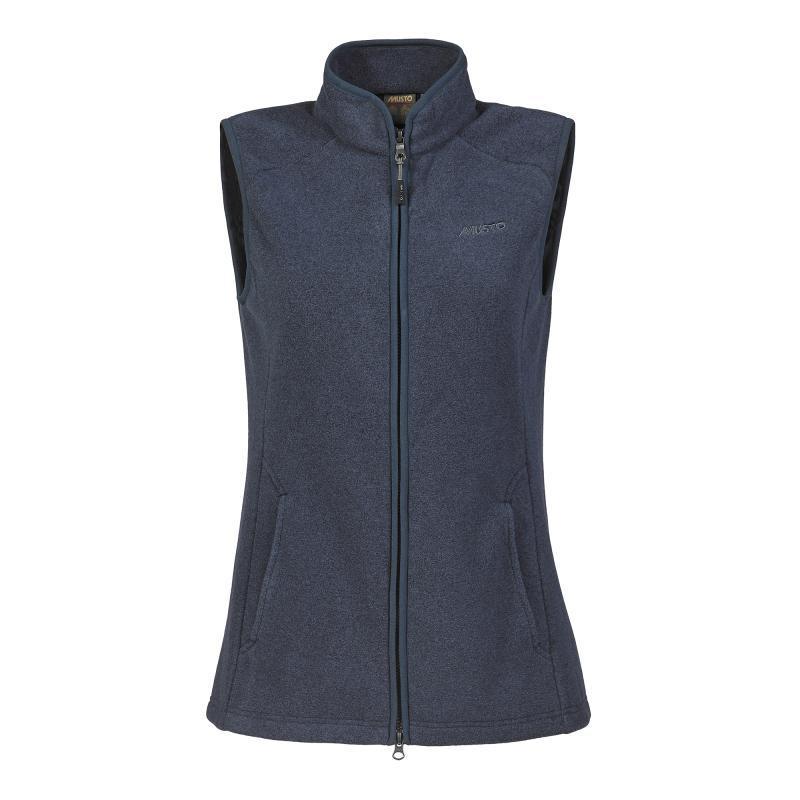 Musto Women's Fenland Polartec Vest #colour_navy
