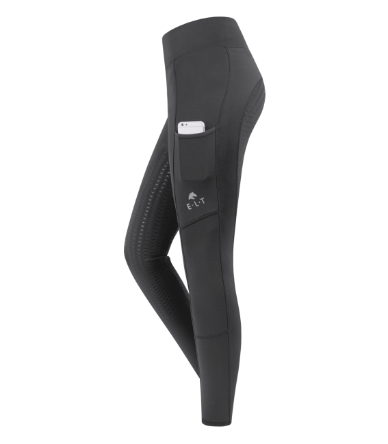 E.L.T Ella Ladies Riding Leggings #colour_ashphalt