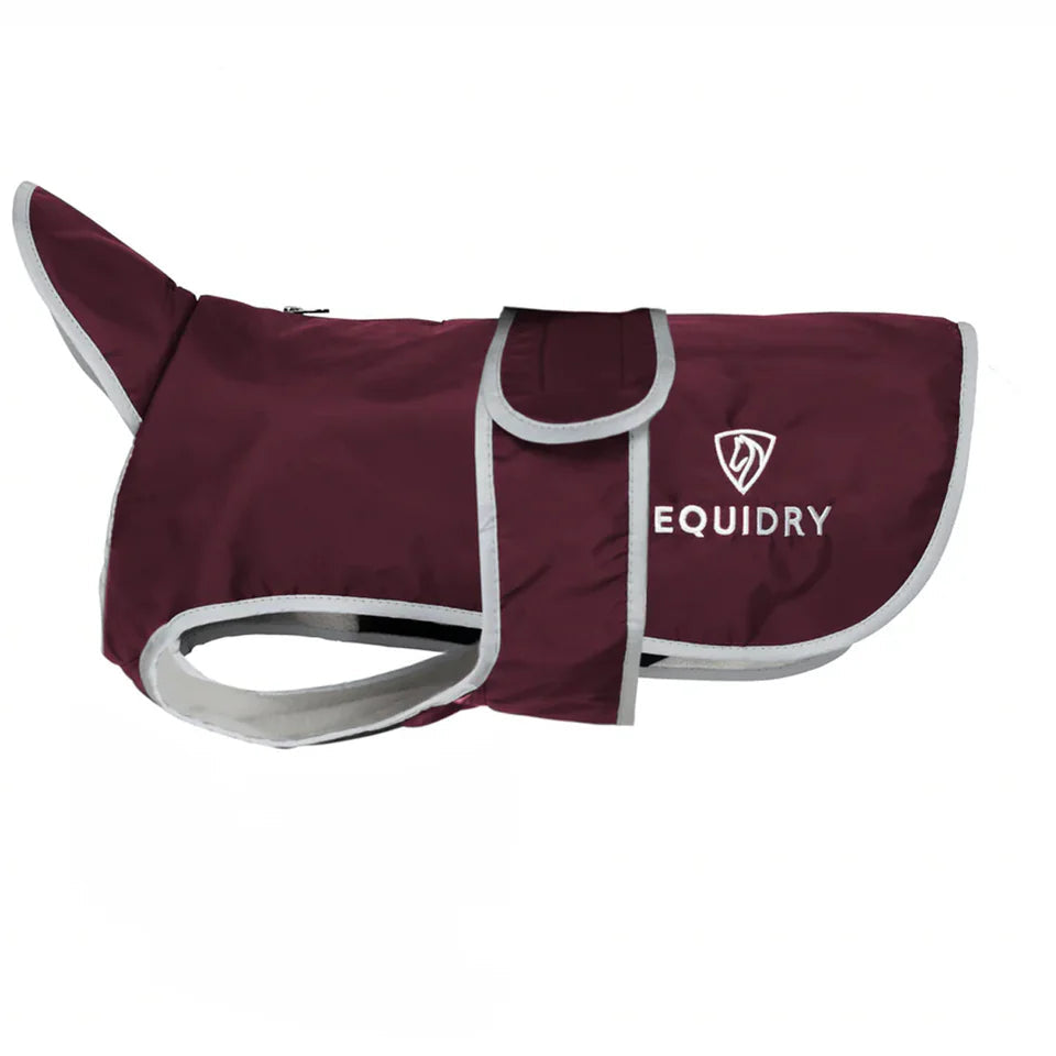 QUIDRY Dog Coat #colour_plum-grey