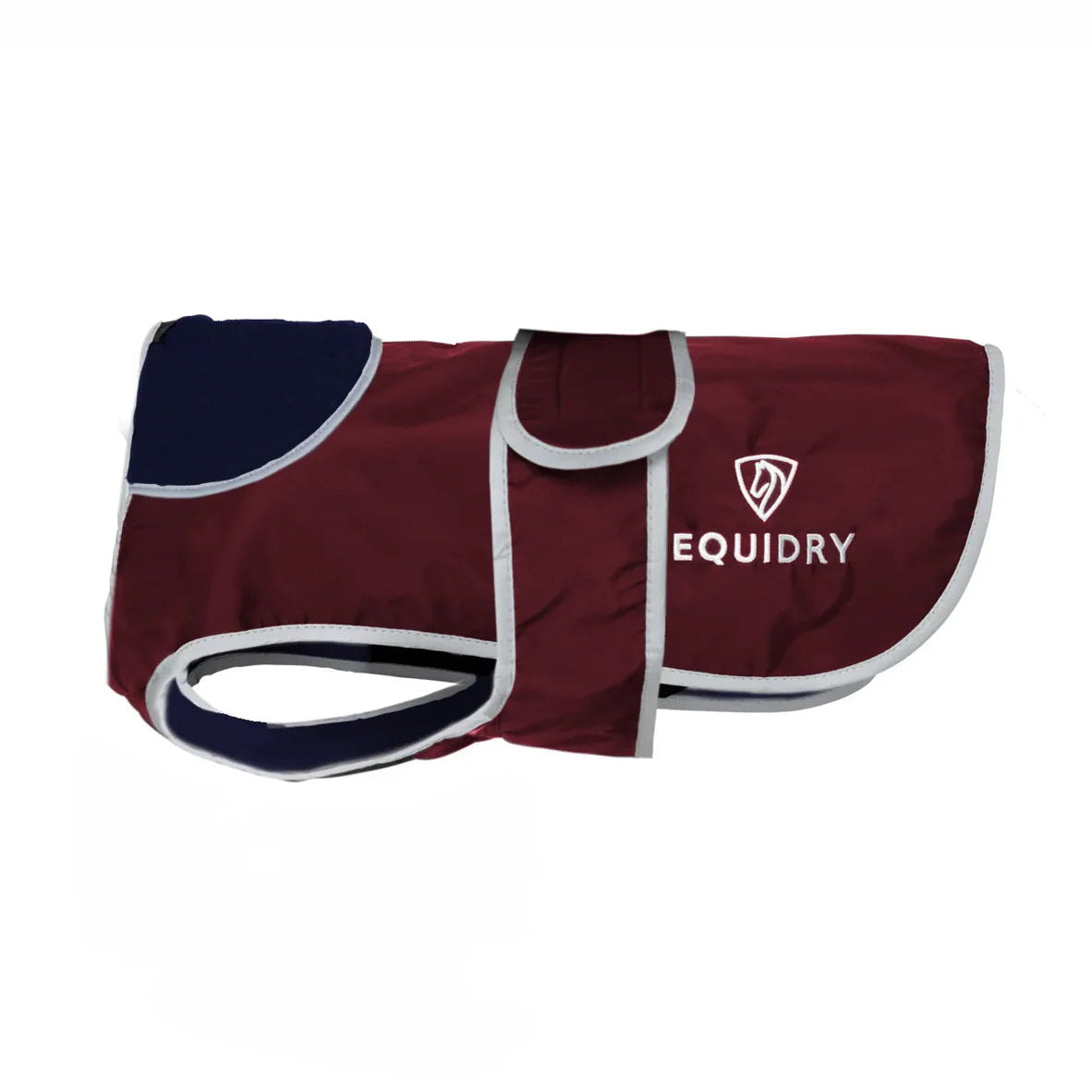 EQUIDRY Dog Coat #colour_plum-navy
