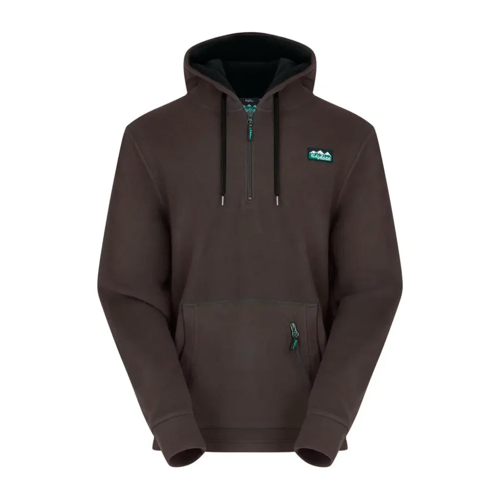 Ridgeline Ballistic Long Sleeved Fleece Hoodie #colour_bark