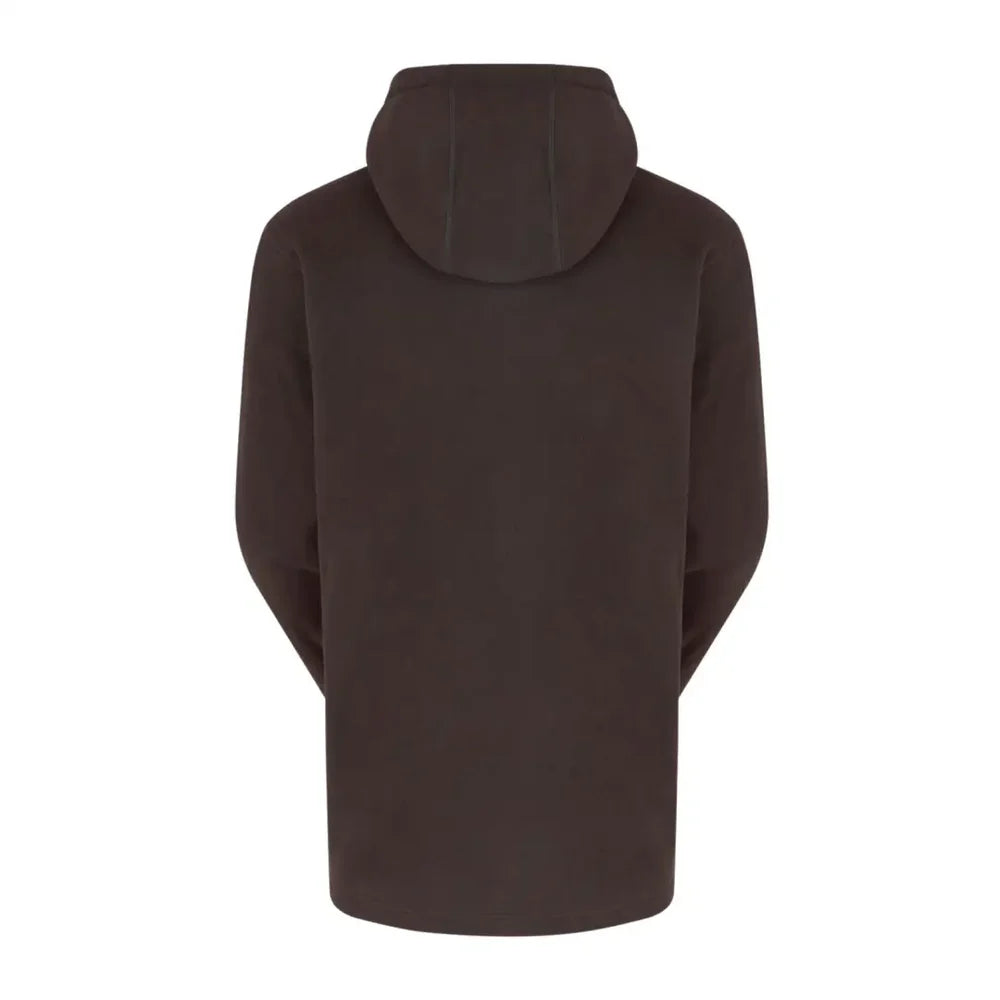 Ridgeline Ballistic Long Sleeved Fleece Hoodie #colour_bark