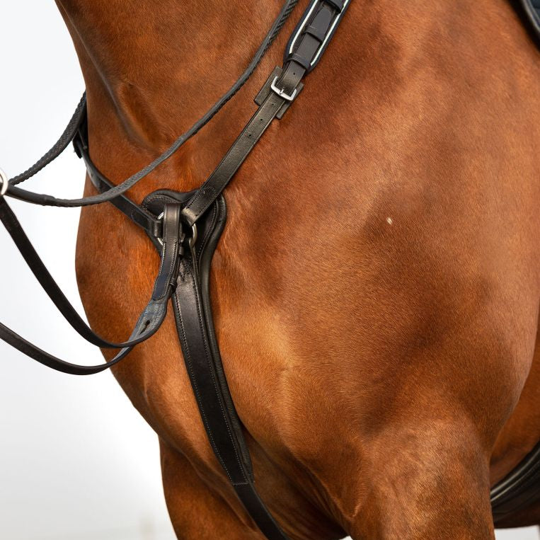 Horseware Ireland Micklem Breastplate with Martingale #colour_black