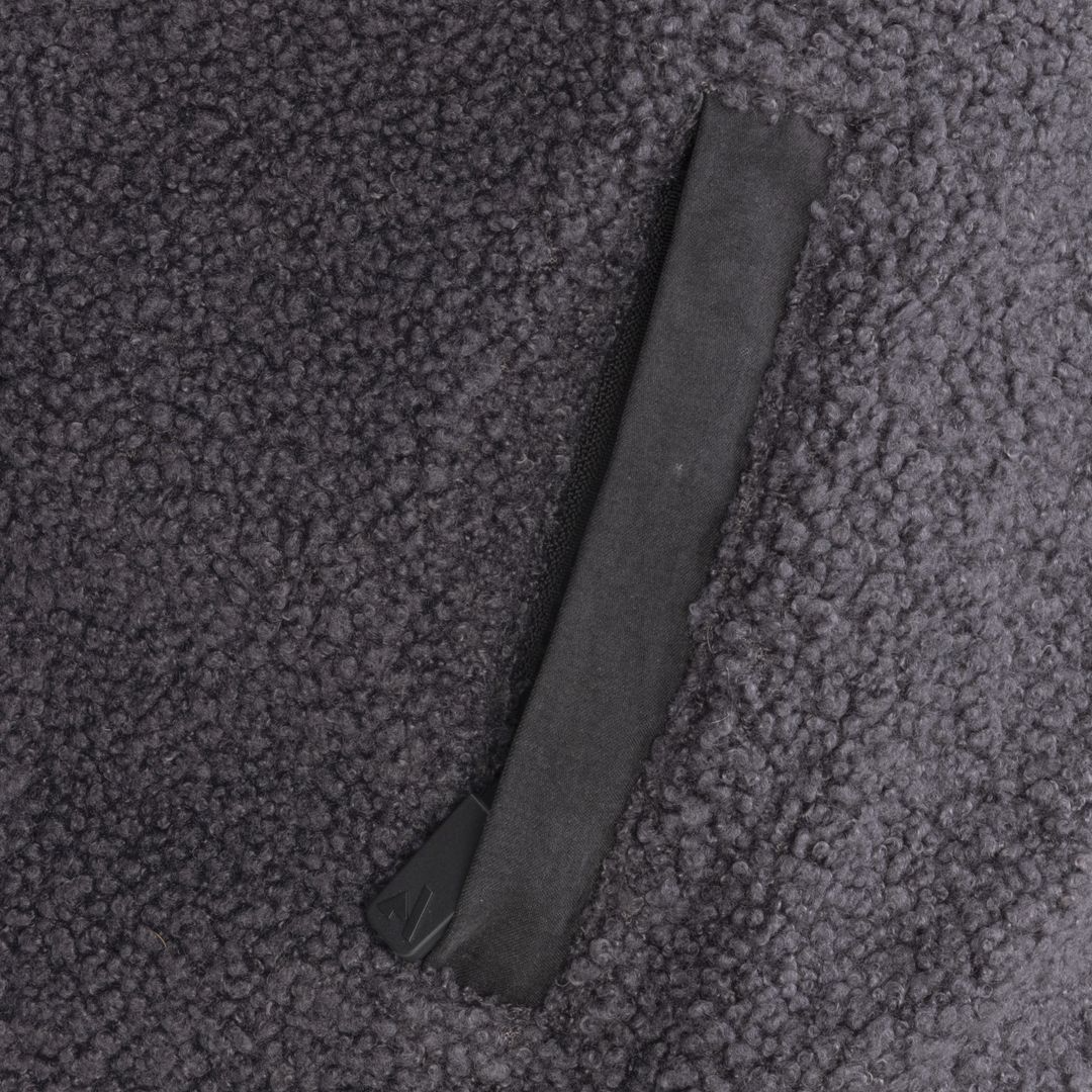 Shires Aubrion React Young Rider Sherpa Fleece Jacket #colour_shadow