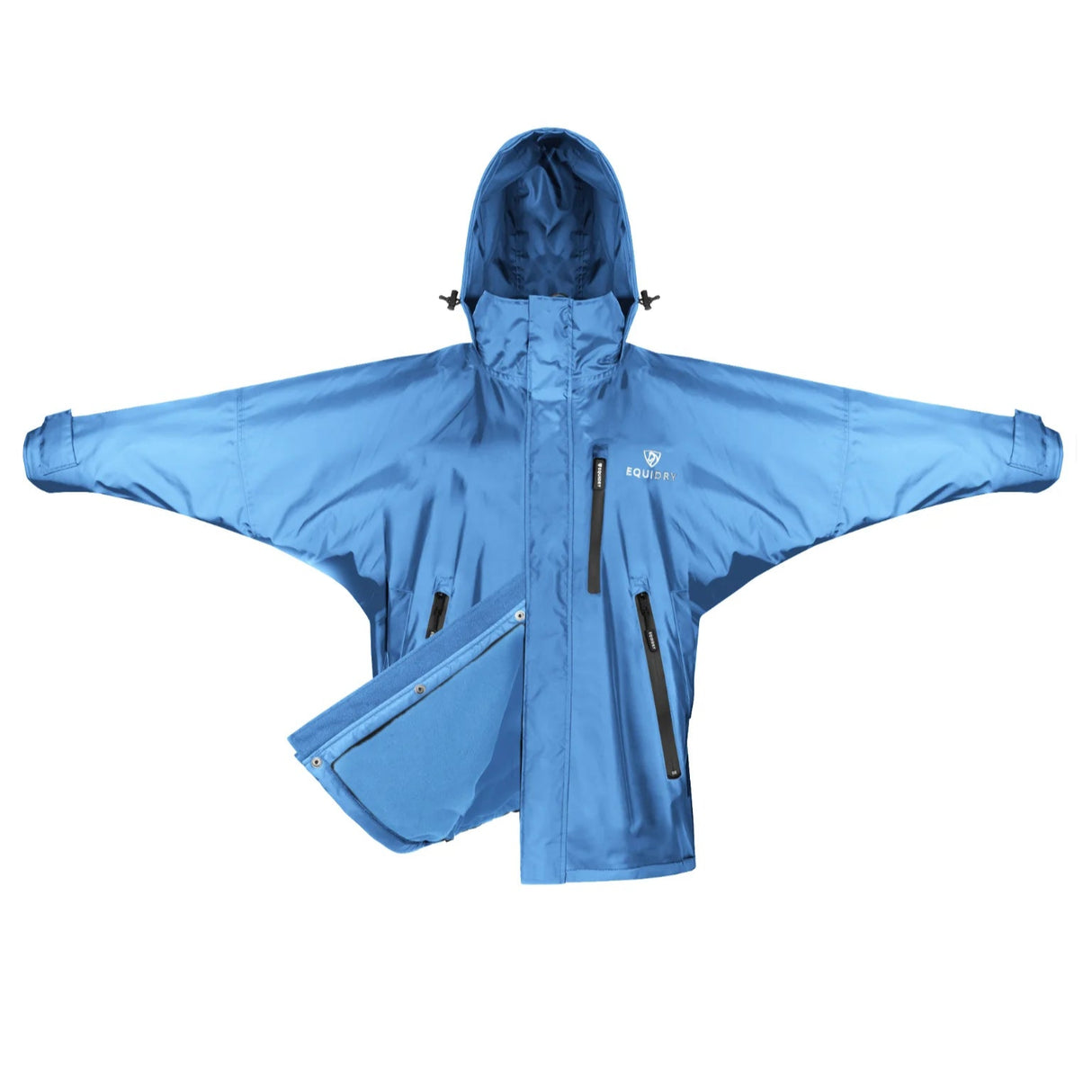 EQUIDRY Women's Thin Fleece Shortie #colour_sky-blue