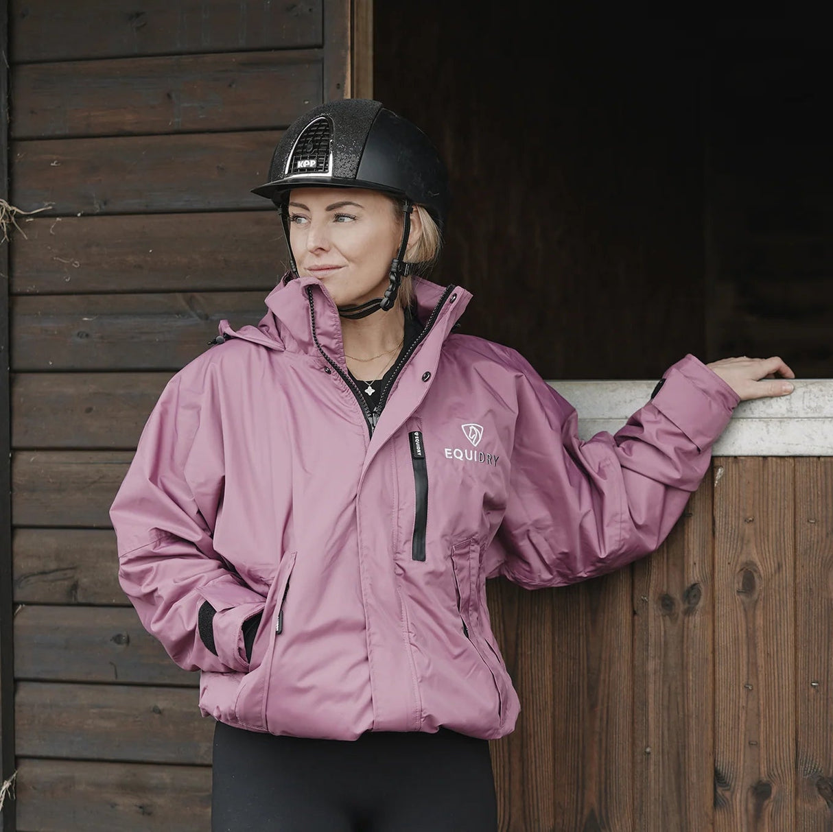 EQUIDRY Women's Thin Fleece Shortie #colour_valerian-valerian