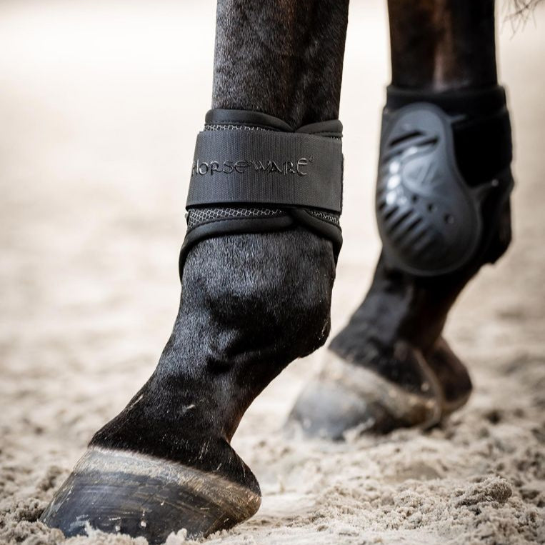 Horseware Ireland Pro Bamboo Fetlock Boots #colour_black-black
