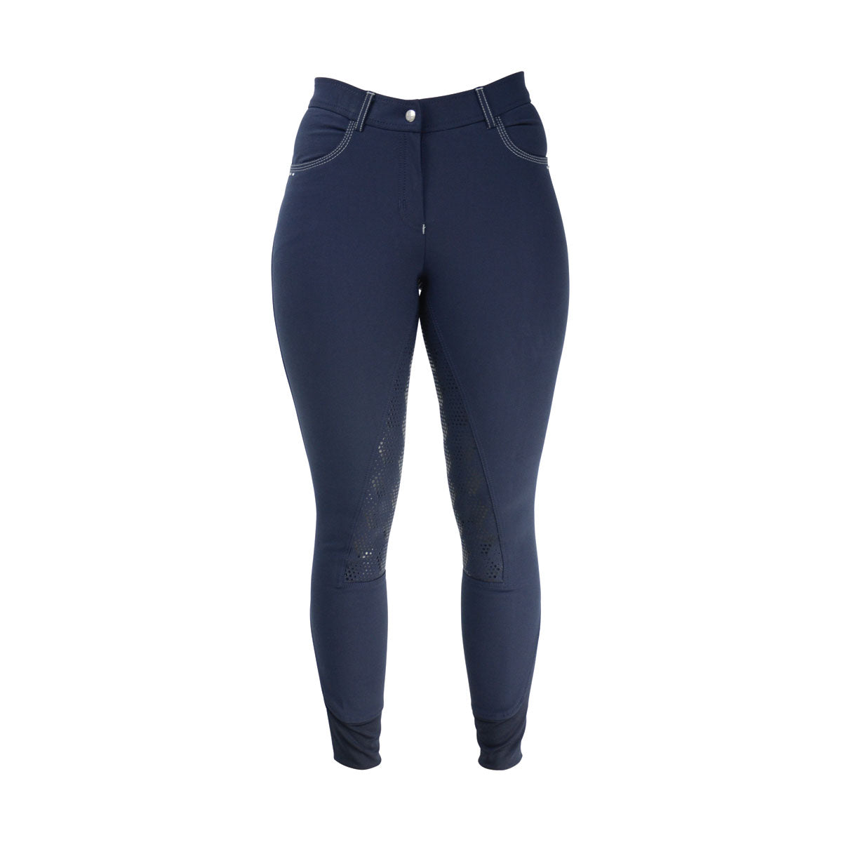 HyPERFORMANCE Highgrove Ladies Breeches #colour_navy-silver