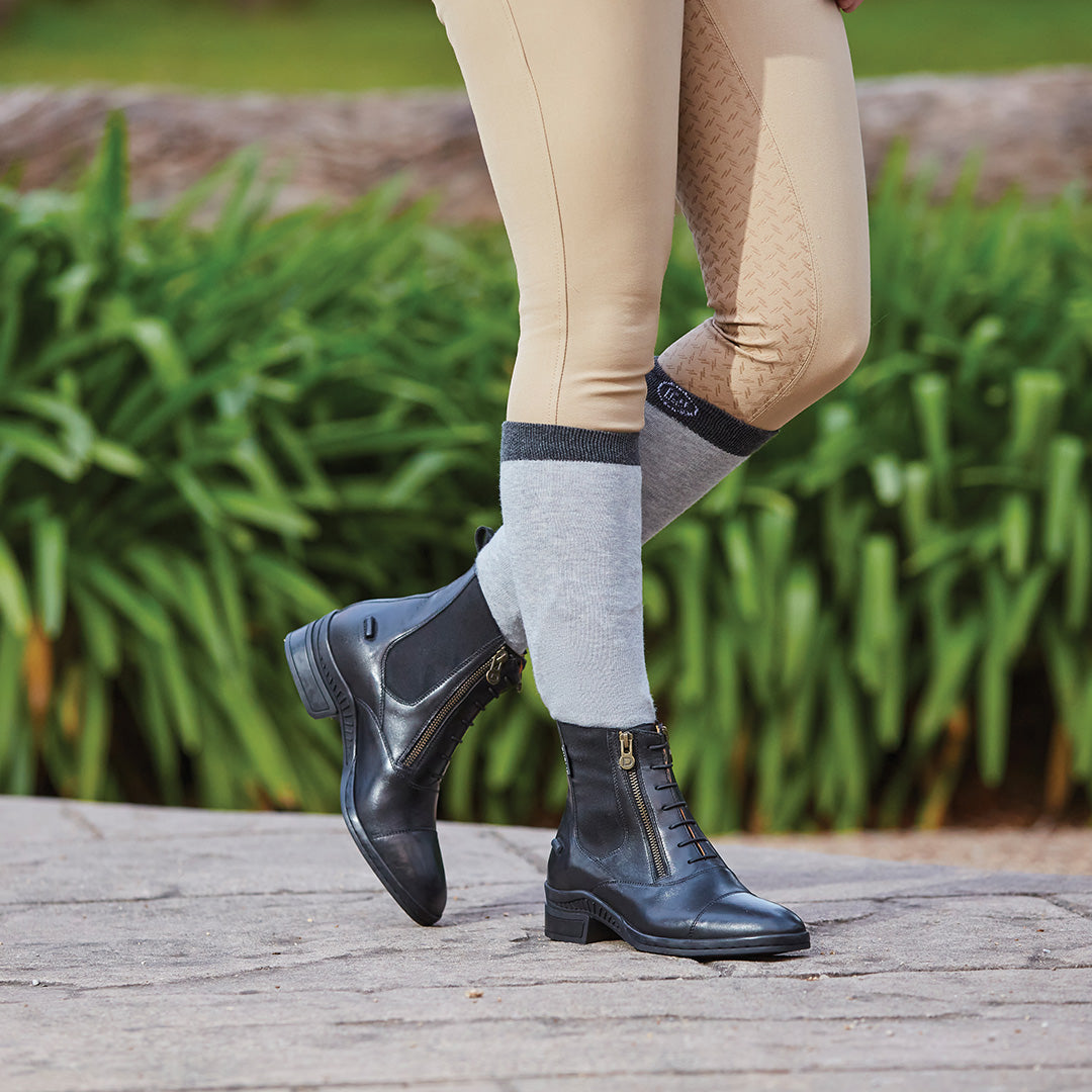 Dublin Paramount Side Zip Paddock Boots #colour_black