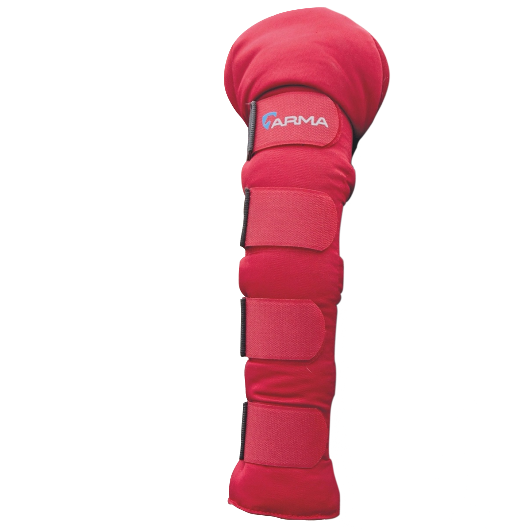 Shires ARMA Padded Tail Guard #colour_red