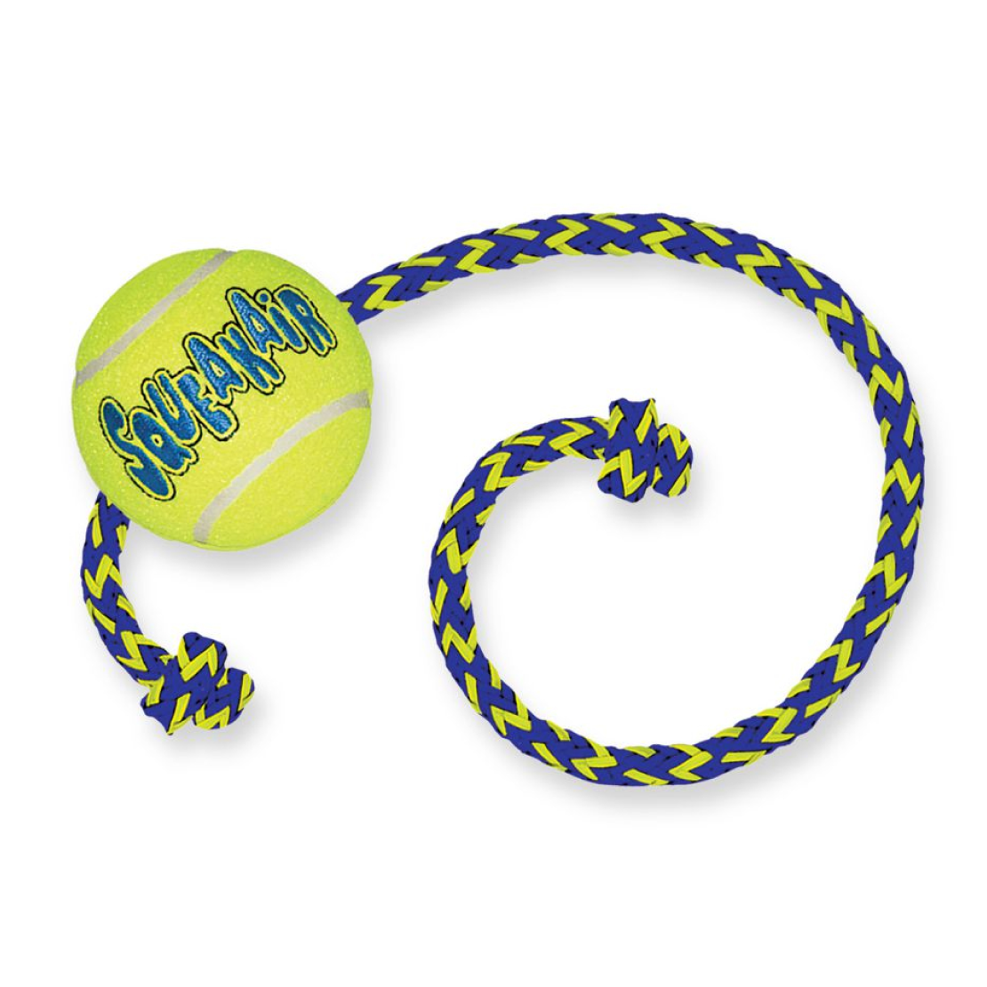 KONG SqueakAir Ball c/w Rope