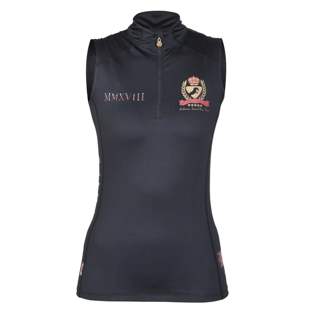 Shires Aubrion Team Sleeveless Base Layer #colour_black