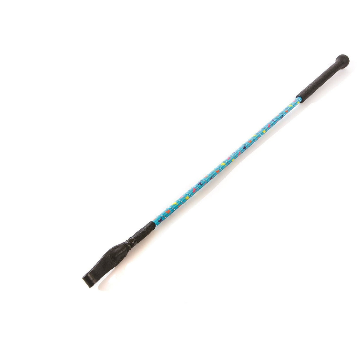 HySCHOOL Silver Riding Whip 26"