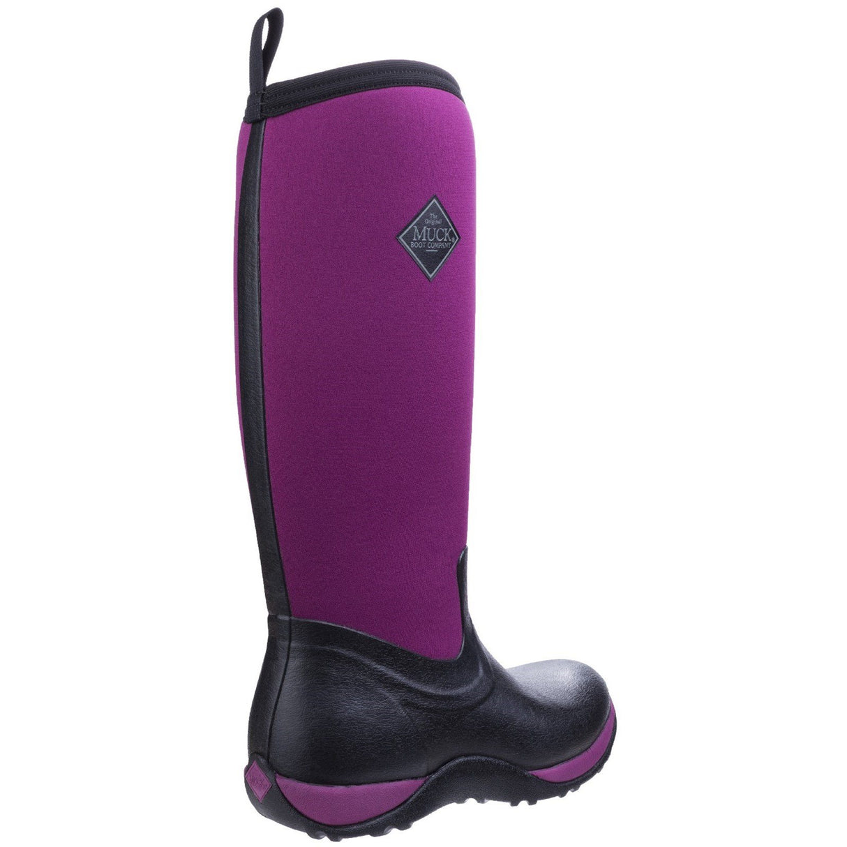 Muck Boots Arctic Adventure Pull On Wellington Boot #colour_black-maroon