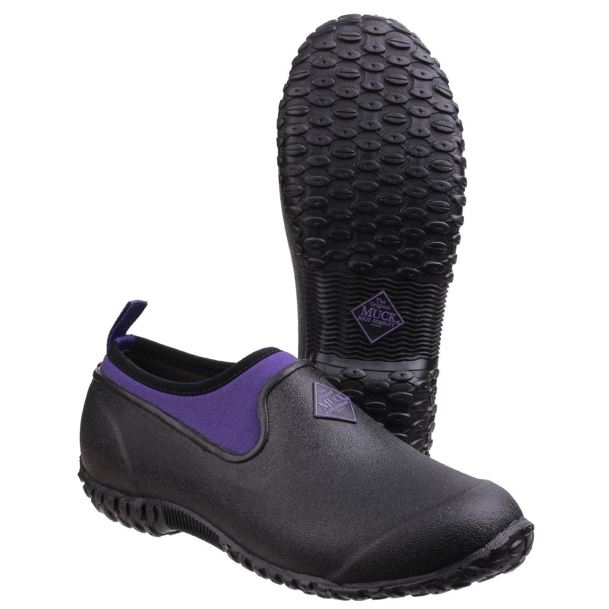 Muck Boots Muckster II Womens Low Shoes #colour_black-purple