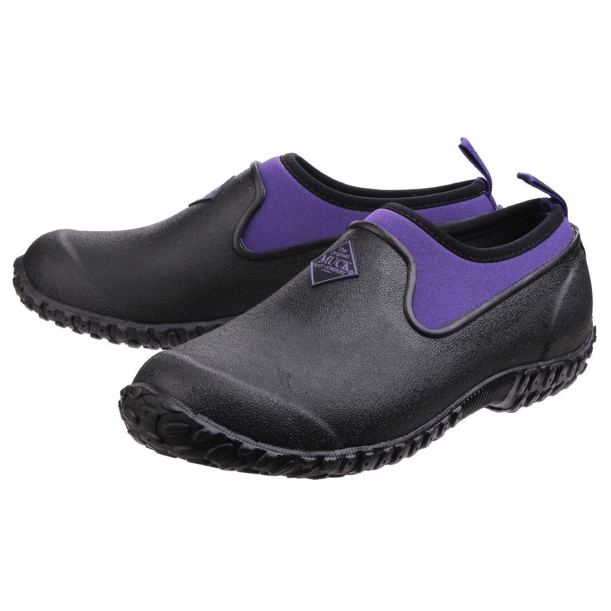 Muck Boots Muckster II Womens Low Shoes #colour_black-purple